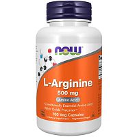 L-Arginine 500 мг 100 капс (NOW)