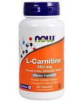 L-Carnitine 250 mg 60 капс (NOW)