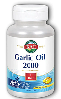 Garlic Oil 2000 (Чесночное масло) 2000 мг 250 капсул (KAL)