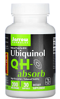 Ubiquinol QH-Absorb (Убихинол) 200 мг 30 гелевых капсул (Jarrow Formulas)