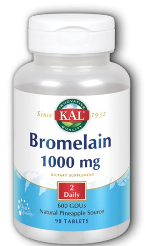 Bromelain (Бромелайн) 1000 мг 90 таблеток (KAL)