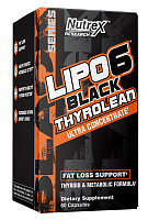 Lipo-6 Black Thyrolean 60 капсул (Nutrex)