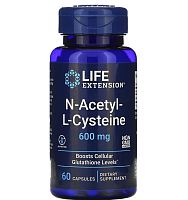 N-Acetyl-L-Cysteine (NAC) 600 мг 60 капсул (Life Extension)