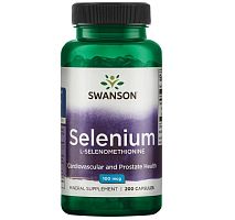 Selenium (Селен L-селенометионин) 100 мкг 200 капсул (Swanson)