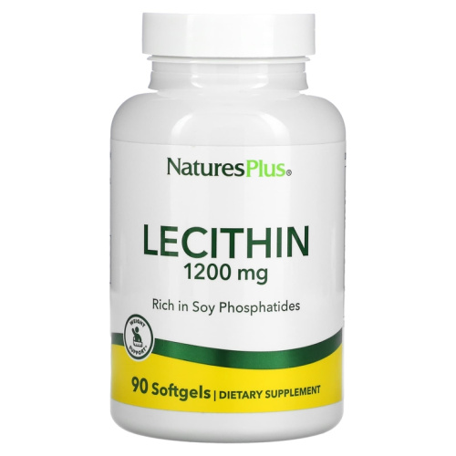 Lecithin (Лецитин) 1200 мг 90 капсул (NaturesPlus)