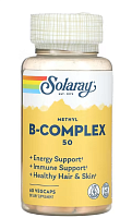 Methyl B-Complex 50 (Метиловый комплекс группы В 50) 60 вег капсул (Solaray)