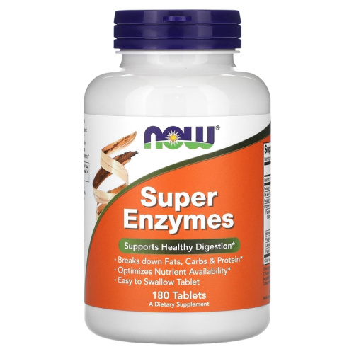 Super Enzymes (Суперферменты) 180 таблеток (NOW)