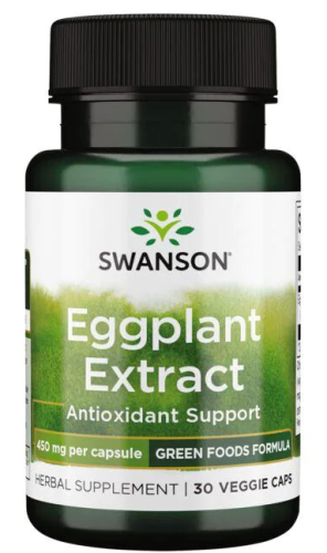 Eggplant Extract (Экстракт баклажанов) 450 мг 30 вег капсул (Swanson)