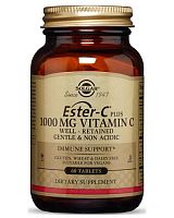 Ester-C® Plus 1000 mg Vitamin C Tabl 60 табл (Solgar)