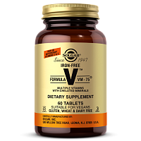 Formula VM-75 (комплексные витамины с микроэлементами в хелатной форме без железа) 60 табл (Solgar)