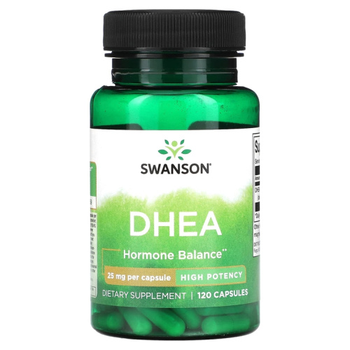 DHEA (ДГЭА) 25 мг 120 капсул (Swanson)