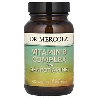 Vitamin B Complex with Benfotiamine (комплекс витаминов группы B с бенфотиамином) 60 капсул (Dr. Mercola)