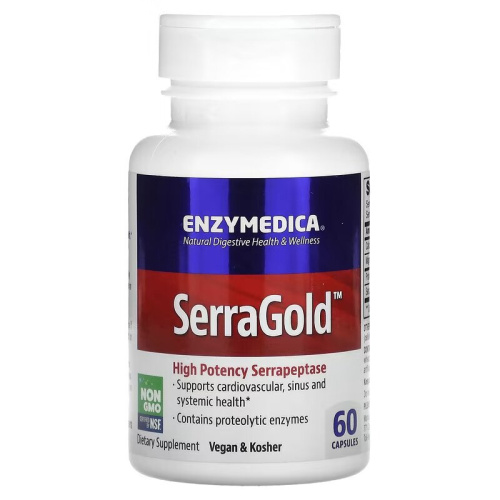 SerraGold 60 капсул (Enzymedica)