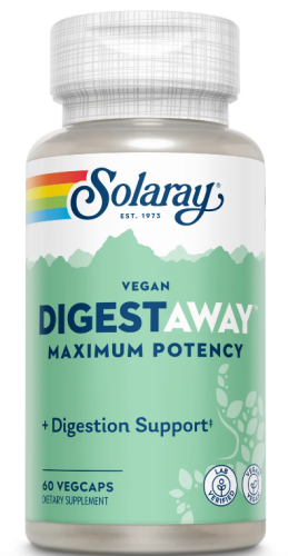 Vegan Digestaway Digestive Plant Enzyme (Растительные ферменты) 60 капсул (Solaray)