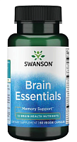 Brain Essentials (Основы мозга) 60 вег капсул (Swanson)