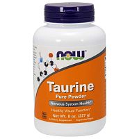 Taurine Pure Powder 227 грамм (NOW)