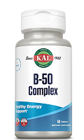 B-50 Complex (Комплекс витаминов группы B) 50 таблеток (KAL)