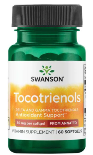 Tocotrienols (Токотриенолы от Annatto) 50 мг 60 капсул (Swanson)