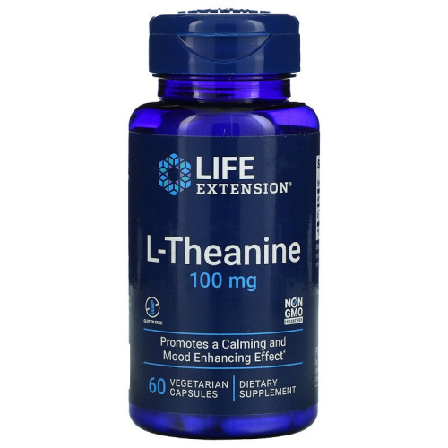 L-Theanine 100 мг 60 капсул (Life Extension)