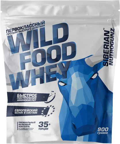 Wild food whey 900 гр (Siberian Nutrogunz)