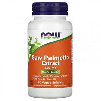 Saw Palmetto Extract (экстракт серенои мужское здоровье) 320 мг 90 вег капсул (NOW)