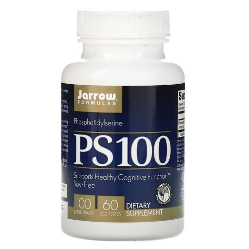PS 100 (фосфатидилсерин) 100 мг 60 гелевых капсул (Jarrow Formulas)