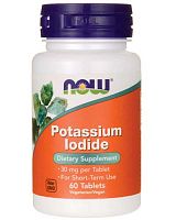 Potassium Iodide 60 табл (NOW)