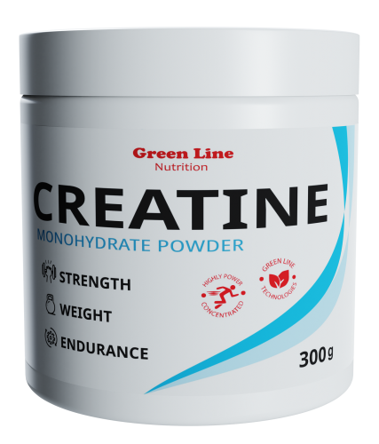 Creatine Monohydrate Креатин моногидрат 300 грамм (Green Line Nutrition)