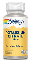 BioCitrate™ Potassium (цитрат калия) 99 мг 60 вег капсул (Solaray)