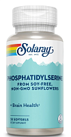 Sunflower Phosphatidylserine (Фосфатидилсерин из подсолнечника) 100 мг 30 гелевых капсул (Solaray)