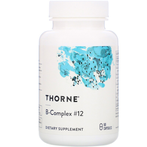 B-Complex #12 (Комплекс витаминов группы B) 60 капсул (Thorne Research)