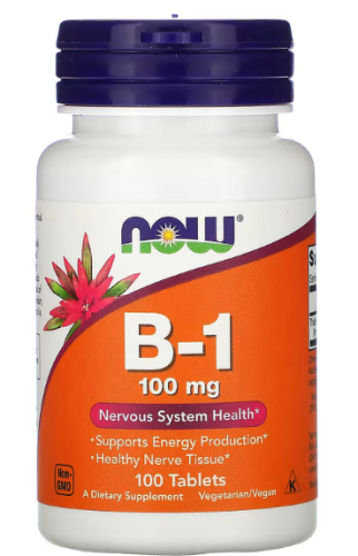 B-1 100 мг 100 таблеток (NOW)