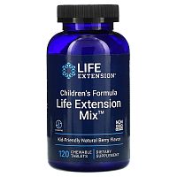 Children`s Formula Life Extension Mix (детская добавка) с натуральным ягодным вкусом 120 жевательных таблеток (Life Extension)