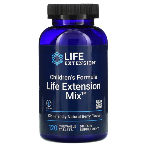 Children`s Formula Life Extension Mix (детская добавка) с натуральным ягодным вкусом 120 жевательных таблеток (Life Extension)