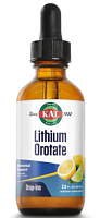 Lithium Orotate Drops лимон-лайм 4 мг 60 мл (KAL)