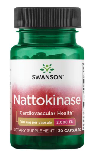 Nattokinase 2000 FU (Наттокиназа) 100 мг 30 капсул (Swanson)