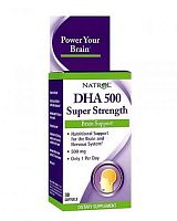 DHA 500 мг Super Strength 30 капс (Natrol)