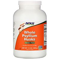 Whole Psyllium Husks (Цельная оболочка семян подорожника) 340 грамм (NOW)