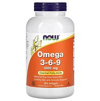 Omega 3-6-9 1000 мг 250 softgels (NOW)