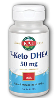 7-Keto DHEA (7-Кето ДГЭА) 50 мг 30 таблеток (KAL)