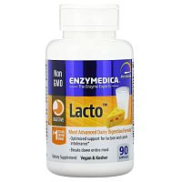 Lacto Most Advanced Dairy Digestion Formula (самая передовая молочная формула для пищеварения) 90 капсул (Enzymedica)