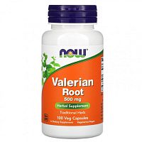 Valerian Root (корень валерианы) 500 мг 100 вег капсул (NOW)