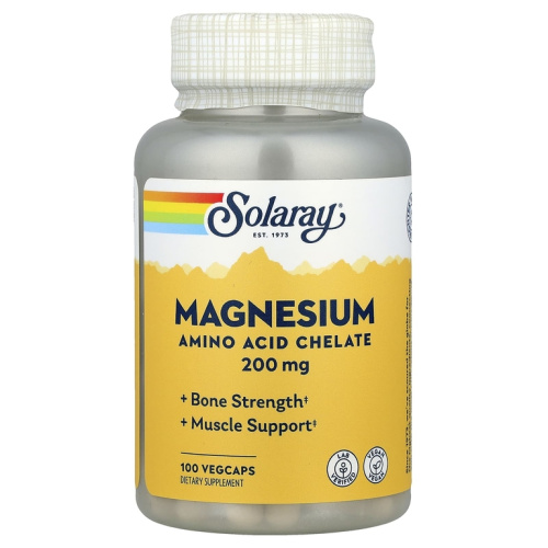 Magnesium (Магний) 200 мг 100 капсул (Solaray)