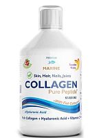Collagen (+ with fish collagen) (коллаген + морской рыбный) 10 000 мг без сахара 500 мл (Swedish Nutra)
