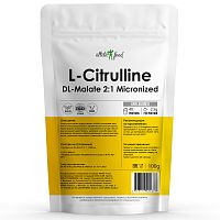 L-Citrulline DL-Malate 2:1 Micronized 100 гр (Atletic Food) без вкуса
