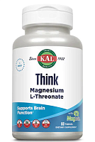 Think Magnesium L-Threonate (L-треонат магния) 60 таблеток (KAL)