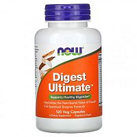 Digest Ultimate (пищеварительные ферменты) 120 вег капсул (NOW)