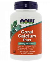 Coral Calcium Plus 100 капс (NOW)