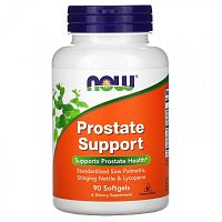 Prostate Support (Поддержка простаты) 90 мягких капсул (NOW)