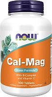 Cal-Mag Stress Formula with B-Complex and Vitamin C 100 таблеток (NOW)